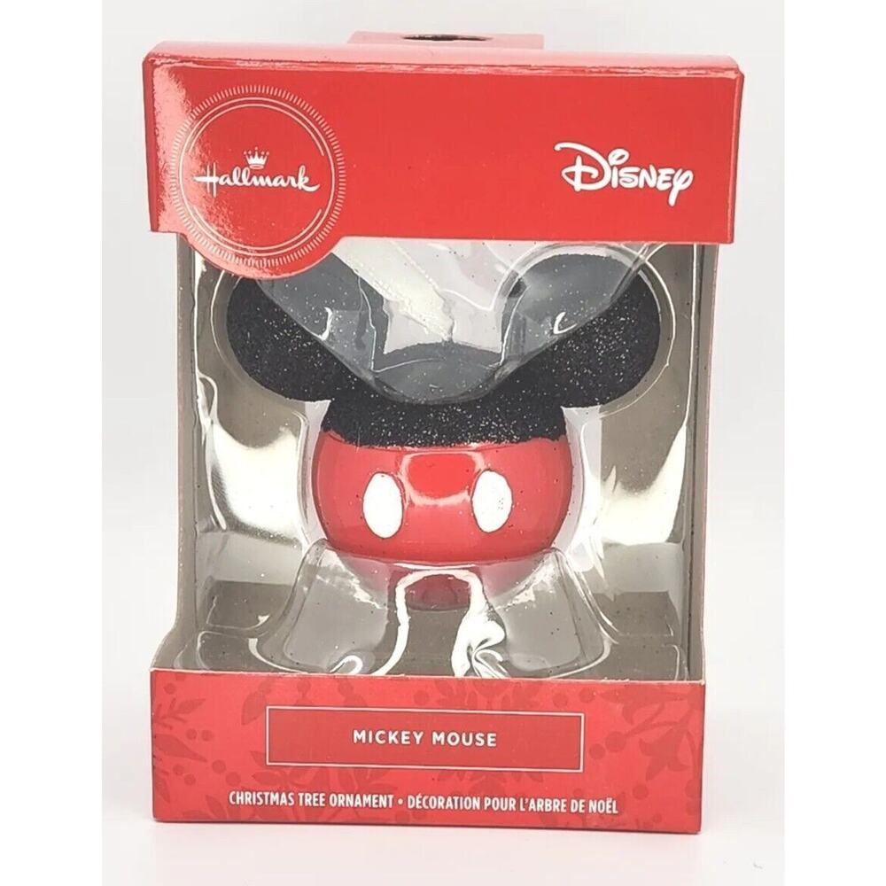 Hallmark Disney‎ Mickey Mouse Glitter Icon Ornament U134